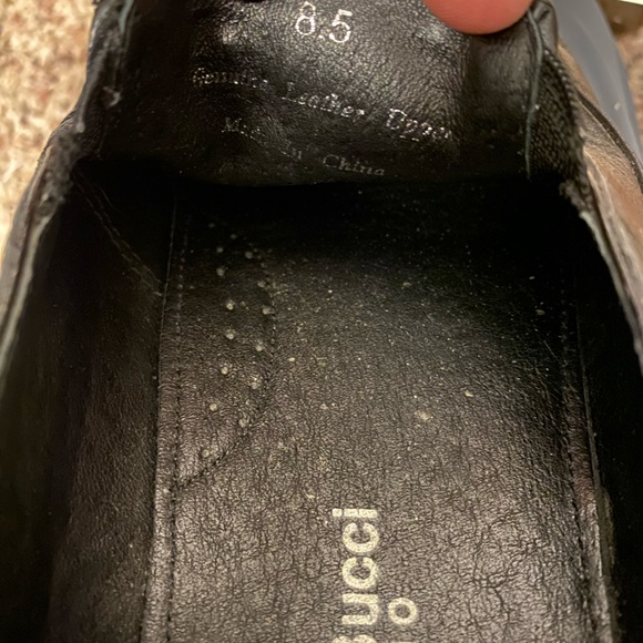 Vintage Bacco Bucci Studio black leather loafers slip on size 8.5 - Picture 8 of 8